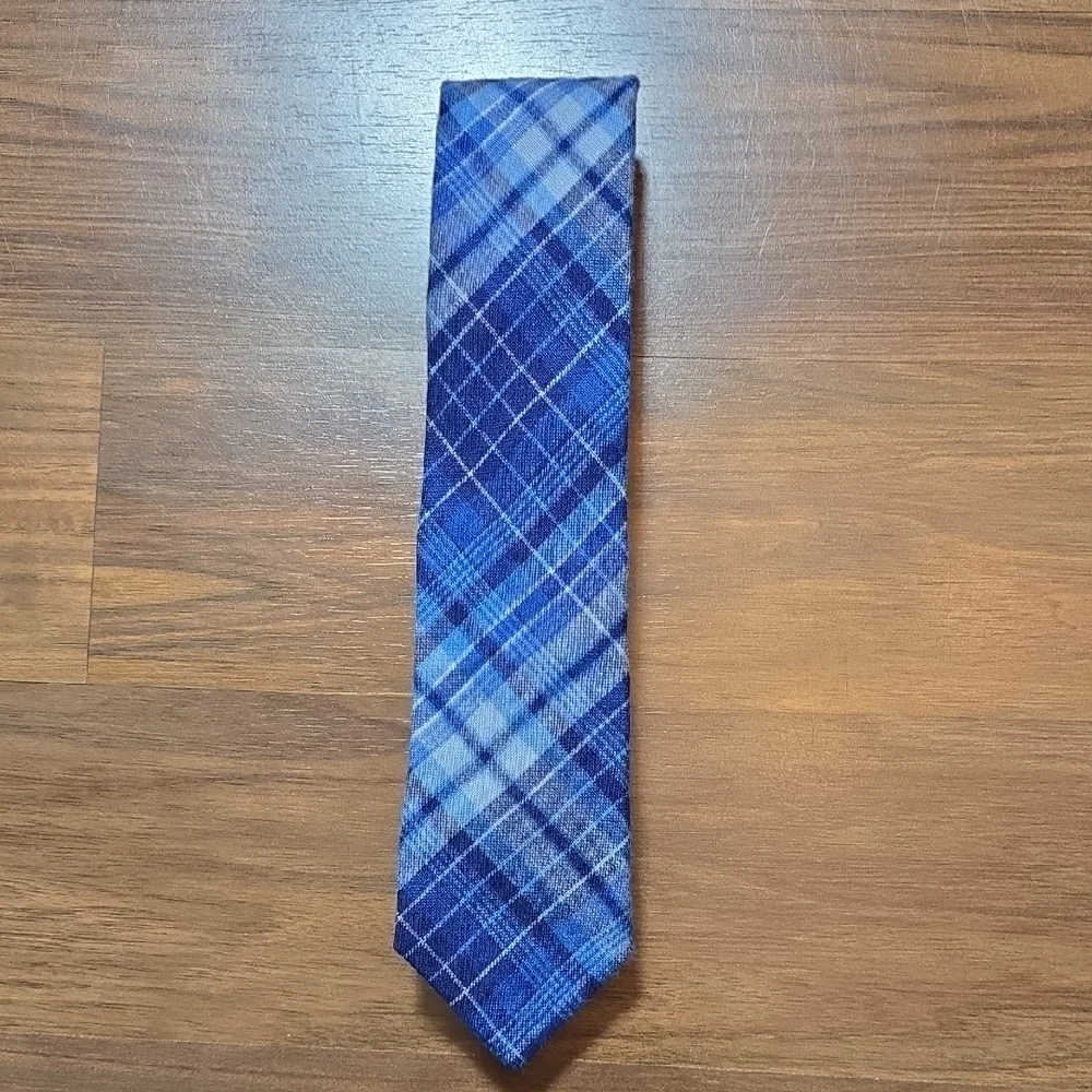 J. Crew The Narrow Tie Linen Plaid